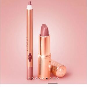Charlotte Tilbury Lipstick and Lip Liner Mini Set - Pillow Talk